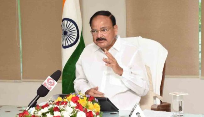 Hyderabad: M. Venkaiah Naidu.(Photo: IANS)